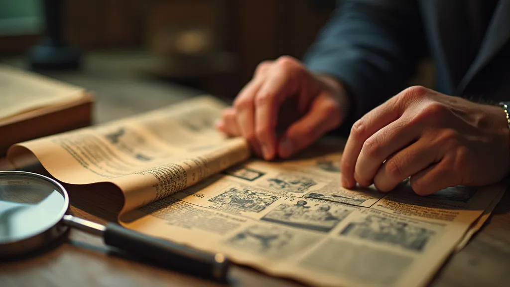 Collector examining TV Guide