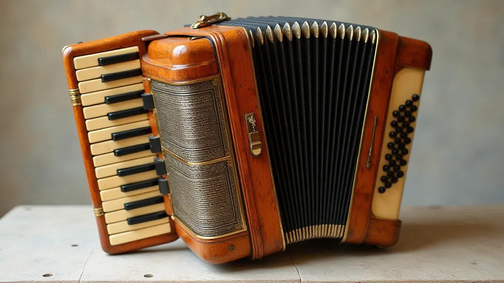 Vintage accordion, restored